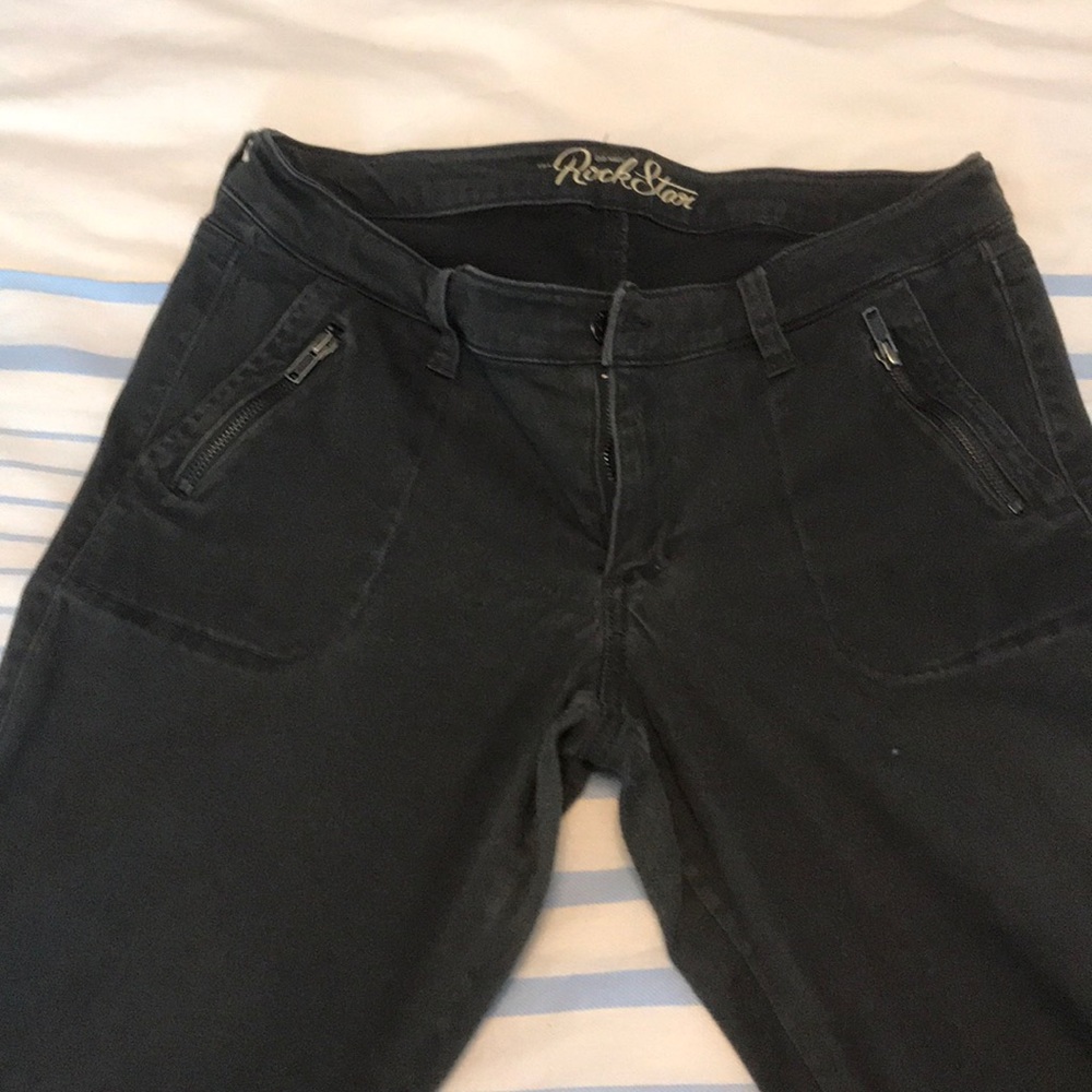 Ankle zip skinny chinos
